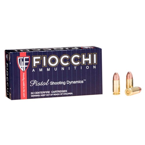 Fiocchi Shooting Dynamics 9mm 147gr FMJ 50/bx