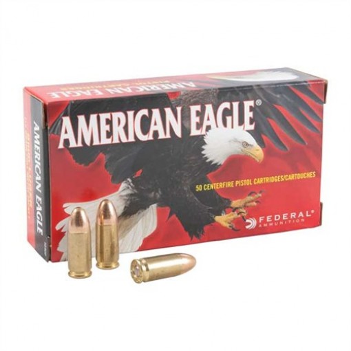 Federal American Eagle 9mm 115gr FMJ 50/bx