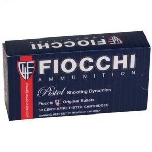 Fiocchi Centerfire 40 S&W 180gr FMJ Flat Nose 1000 feet per sec.