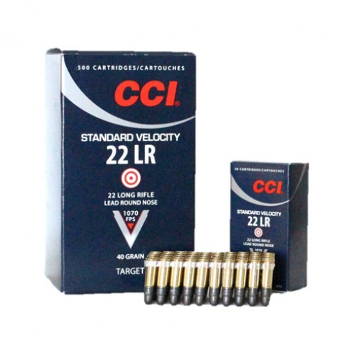 Cci Standard Velocity 22 Lr 40gr Lead Round Nose Ammo Lohman Arms 5557