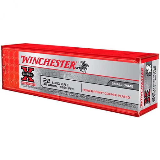 Winchester   22 Long Rifle 40gr Super X Power Point 100ct